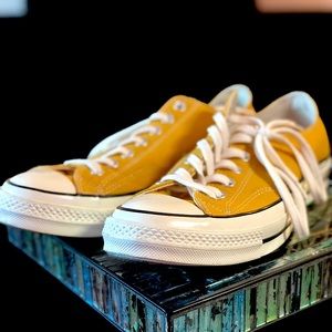 Yellow Converse Chuck Taylor All Stars Low Tops-10